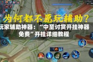 玩家辅助神器：“中至讨赏开挂神器免费”开挂详细教程