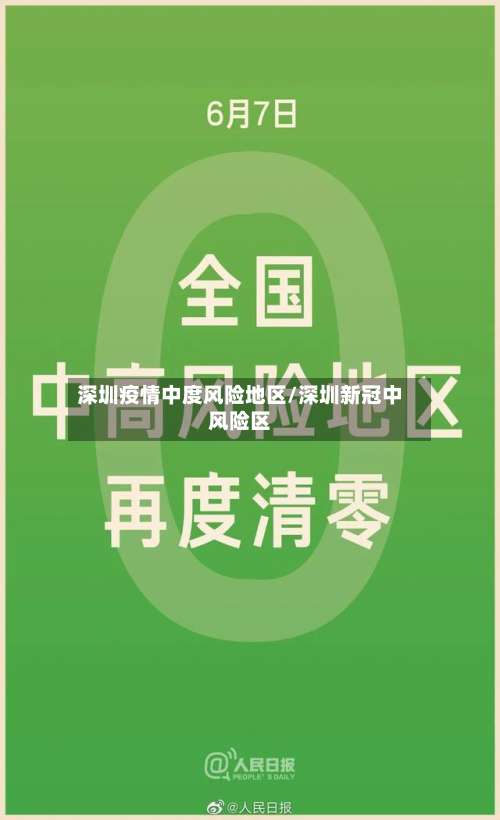 深圳疫情中度风险地区/深圳新冠中风险区-第2张图片