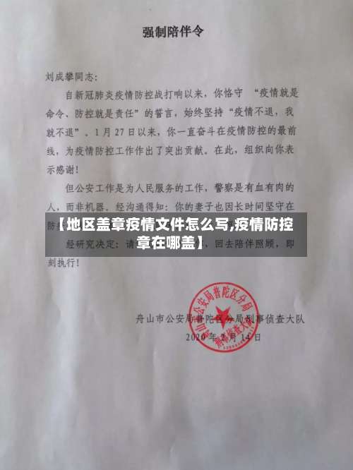 【地区盖章疫情文件怎么写,疫情防控章在哪盖】-第3张图片