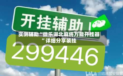 实测辅助“微乐湖北麻将万能开挂器”详细分享装挂-第3张图片