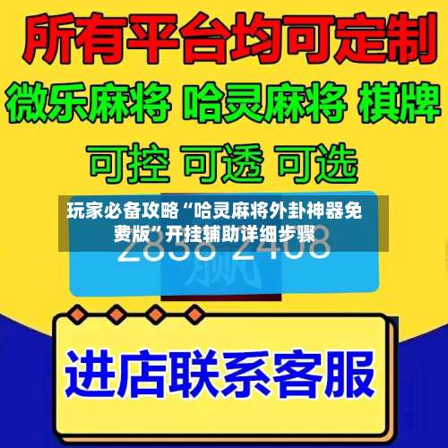 玩家必备攻略“哈灵麻将外卦神器免费版”开挂辅助详细步骤-第3张图片
