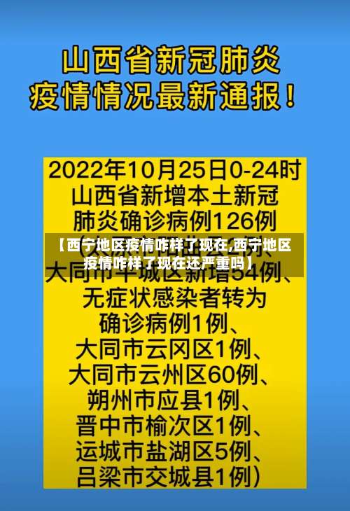 【西宁地区疫情咋样了现在,西宁地区疫情咋样了现在还严重吗】-第2张图片