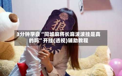 3分钟学会“同城麻将长麻波波挂是真的吗”开挂(透视)辅助教程-第3张图片