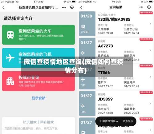 微信查疫情地区查询(微信如何查疫情分布)-第2张图片