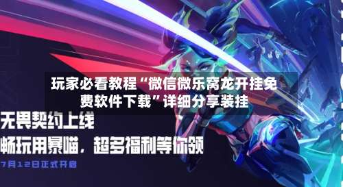 玩家必看教程“微信微乐窝龙开挂免费软件下载	”详细分享装挂-第1张图片