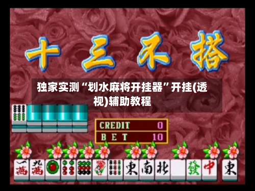 独家实测“划水麻将开挂器”开挂(透视)辅助教程-第1张图片