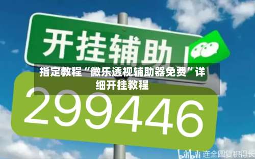 指定教程“微乐透视辅助器免费”详细开挂教程-第3张图片