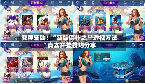 教程辅助！“新版德扑之星透视方法	”真实开挂技巧分享-第2张图片