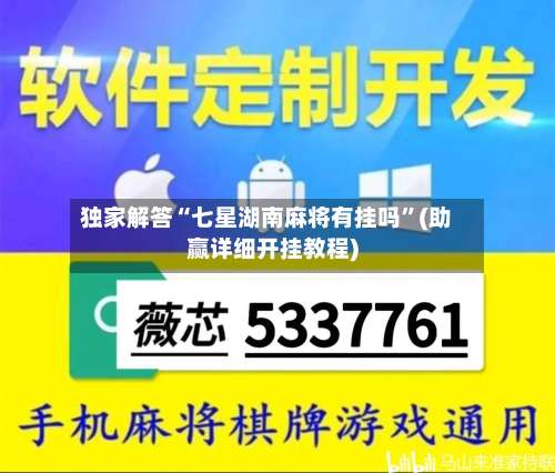 独家解答“七星湖南麻将有挂吗	”(助赢详细开挂教程)-第1张图片