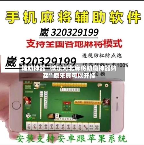辅助神器“微乐河北麻将助赢神器购买”原来真可以开挂-第3张图片