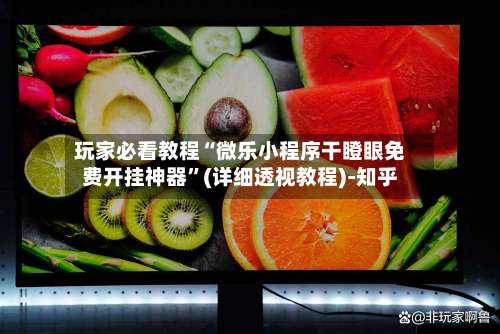 玩家必看教程“微乐小程序干瞪眼免费开挂神器”(详细透视教程)-知乎-第1张图片