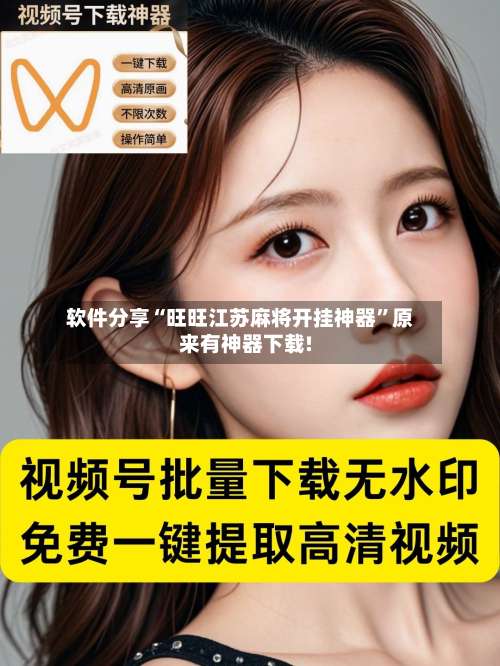 软件分享“旺旺江苏麻将开挂神器”原来有神器下载!-第2张图片