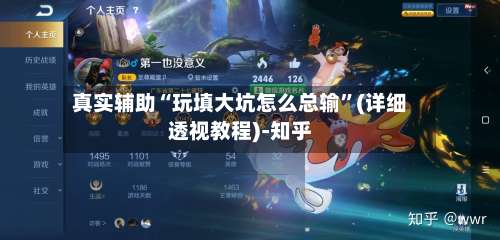 真实辅助“玩填大坑怎么总输	”(详细透视教程)-知乎-第2张图片