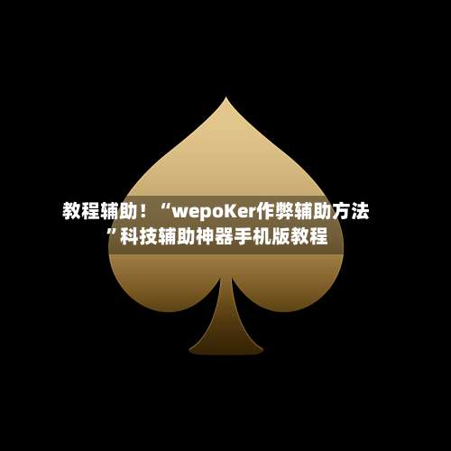 教程辅助！“wepoKer作弊辅助方法”科技辅助神器手机版教程-第3张图片