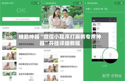 辅助神器“微信小程序打麻将专用神器”开挂详细教程-第1张图片