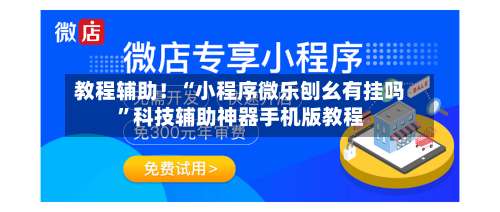 教程辅助！“小程序微乐刨幺有挂吗”科技辅助神器手机版教程-第3张图片