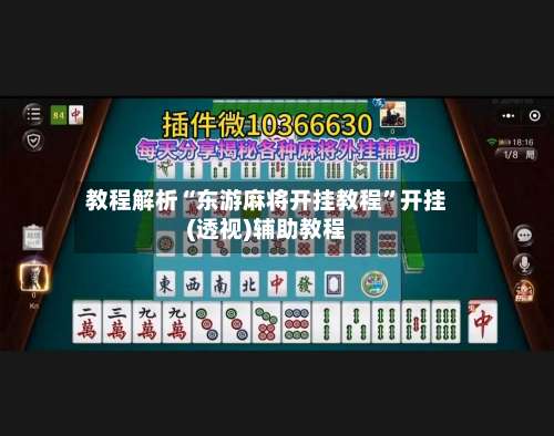 教程解析“东游麻将开挂教程	”开挂(透视)辅助教程-第2张图片