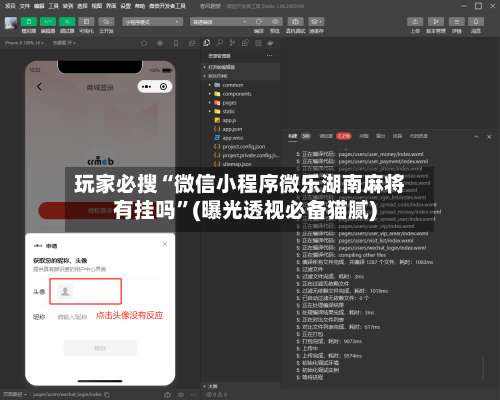 玩家必搜“微信小程序微乐湖南麻将有挂吗”(曝光透视必备猫腻)-第1张图片