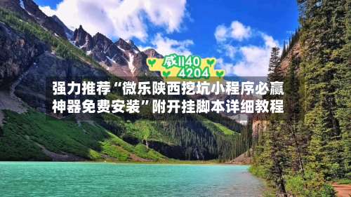 强力推荐“微乐陕西挖坑小程序必赢神器免费安装”附开挂脚本详细教程-第2张图片