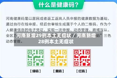 河南新增29例本土无症状／河南新增28例本土无症状-第2张图片