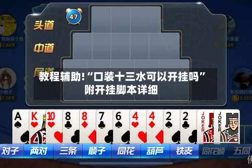 教程辅助!“口装十三水可以开挂吗”附开挂脚本详细-第1张图片