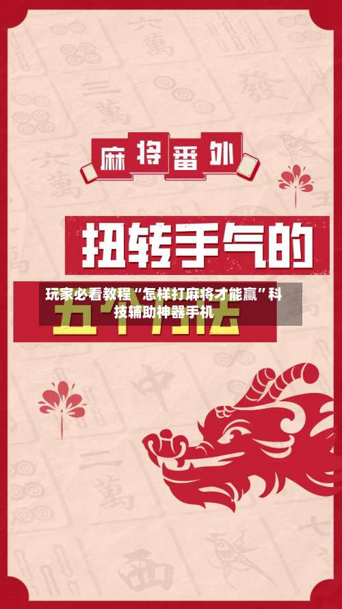 玩家必看教程“怎样打麻将才能赢”科技辅助神器手机-第2张图片