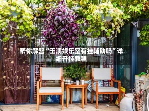 帮你解答“玉溪娱乐室有挂辅助吗”详细开挂教程-第2张图片