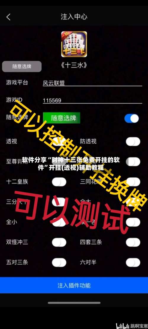 软件分享“财神十三张免费开挂的软件	”开挂(透视)辅助教程-第2张图片