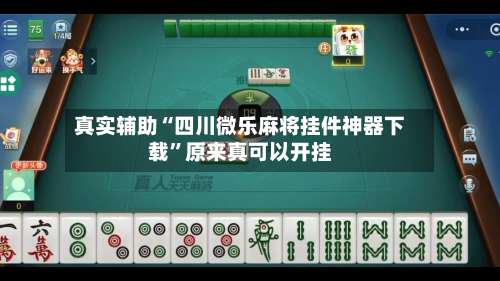 真实辅助“四川微乐麻将挂件神器下载	”原来真可以开挂-第2张图片