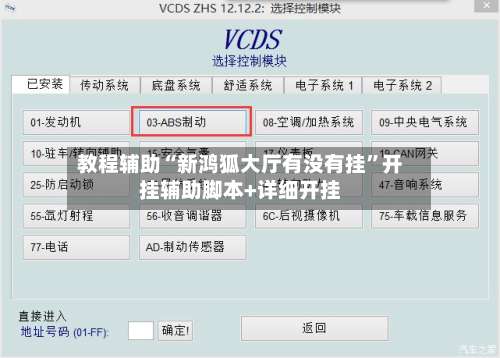 教程辅助“新鸿狐大厅有没有挂”开挂辅助脚本+详细开挂-第2张图片