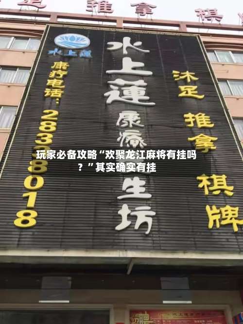 玩家必备攻略“欢聚龙江麻将有挂吗？	”其实确实有挂-第1张图片