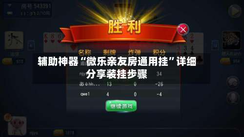 辅助神器“微乐亲友房通用挂”详细分享装挂步骤-第2张图片