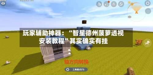 玩家辅助神器：“智星德州菠萝透视安装教程	”其实确实有挂-第1张图片