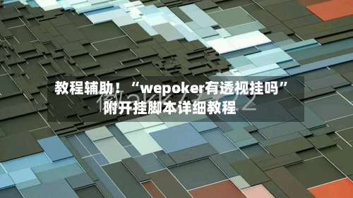 教程辅助！“wepoker有透视挂吗”附开挂脚本详细教程-第3张图片