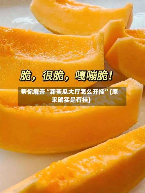 帮你解答“新蜜瓜大厅怎么开挂”(原来确实是有挂)-第3张图片