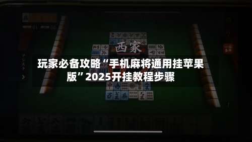 玩家必备攻略“手机麻将通用挂苹果版”2025开挂教程步骤-第2张图片
