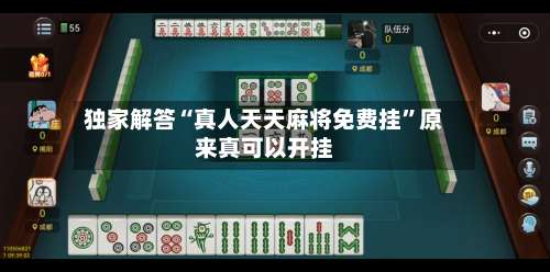 独家解答“真人天天麻将免费挂”原来真可以开挂-第2张图片
