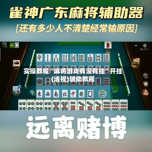 实操教程“麻将游戏有没有挂”开挂(透视)辅助教程-第3张图片