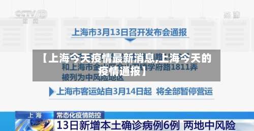 【上海今天疫情最新消息,上海今天的疫情通报】-第3张图片