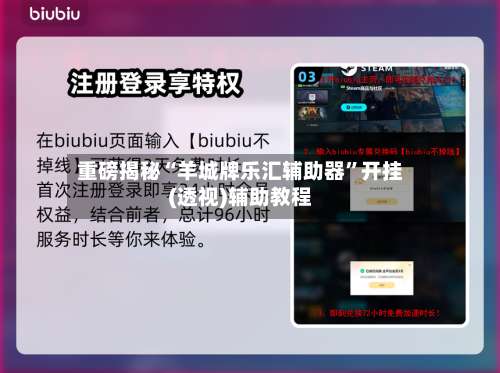 重磅揭秘“羊城牌乐汇辅助器”开挂(透视)辅助教程-第1张图片