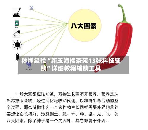 秒懂经验“新玉海楼茶苑13张科技辅助	”详细教程辅助工具-第1张图片