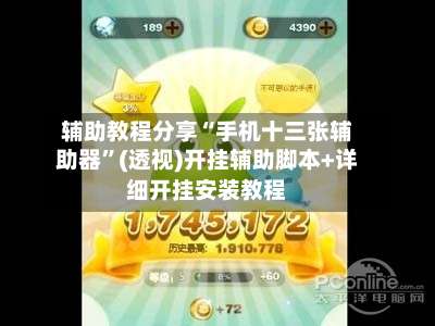 辅助教程分享“手机十三张辅助器	”(透视)开挂辅助脚本+详细开挂安装教程-第1张图片