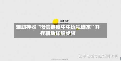 辅助神器“微信链接牛牛透视脚本”开挂辅助详细步骤-第2张图片