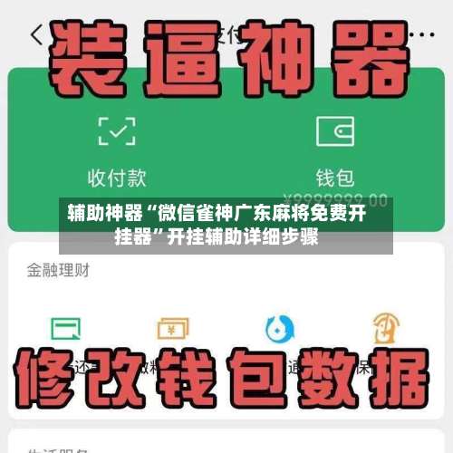 辅助神器“微信雀神广东麻将免费开挂器	”开挂辅助详细步骤-第2张图片