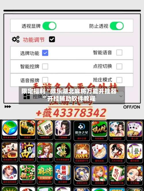 限定福利“微乐湖北麻将万能开挂器”开挂辅助软件教程-第2张图片