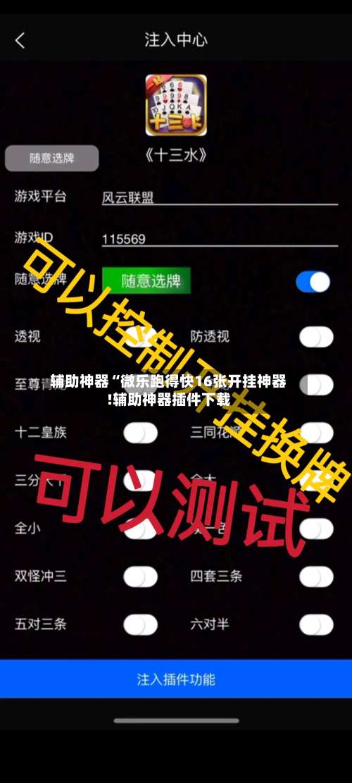 辅助神器“微乐跑得快16张开挂神器!辅助神器插件下载-第3张图片