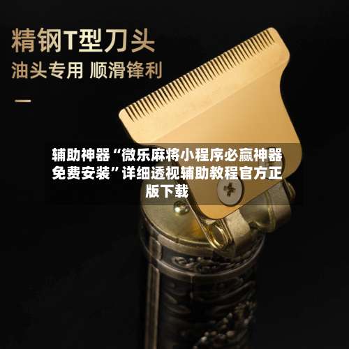 辅助神器“微乐麻将小程序必赢神器免费安装”详细透视辅助教程官方正版下载-第3张图片