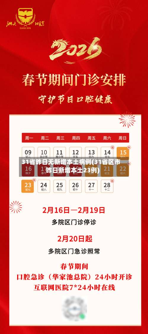 31省昨日无新增本土病例(31省区市昨日新增本土23例)-第1张图片