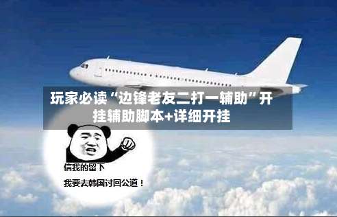 玩家必读“边锋老友二打一辅助”开挂辅助脚本+详细开挂-第1张图片