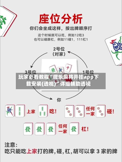 玩家必看教程“微乐麻将开挂app下载安装(透视)”详细辅助透视-第1张图片